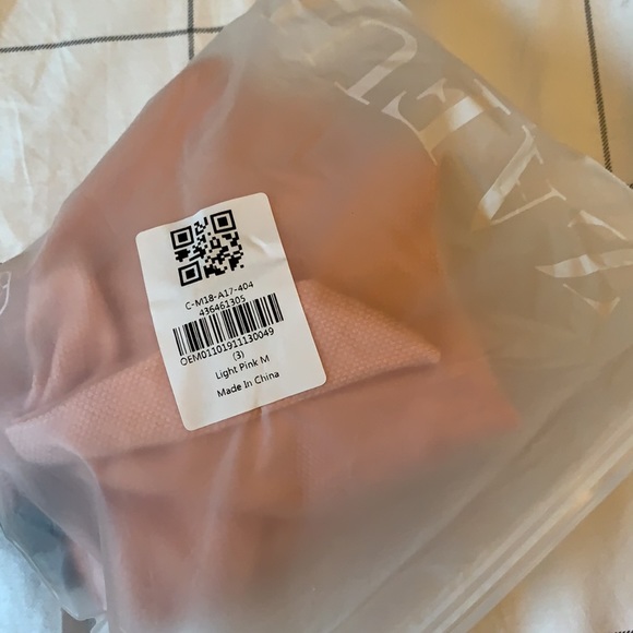 ZAFUL Light Pink Textured Bikini, NWT, size M - Picture 7 of 8